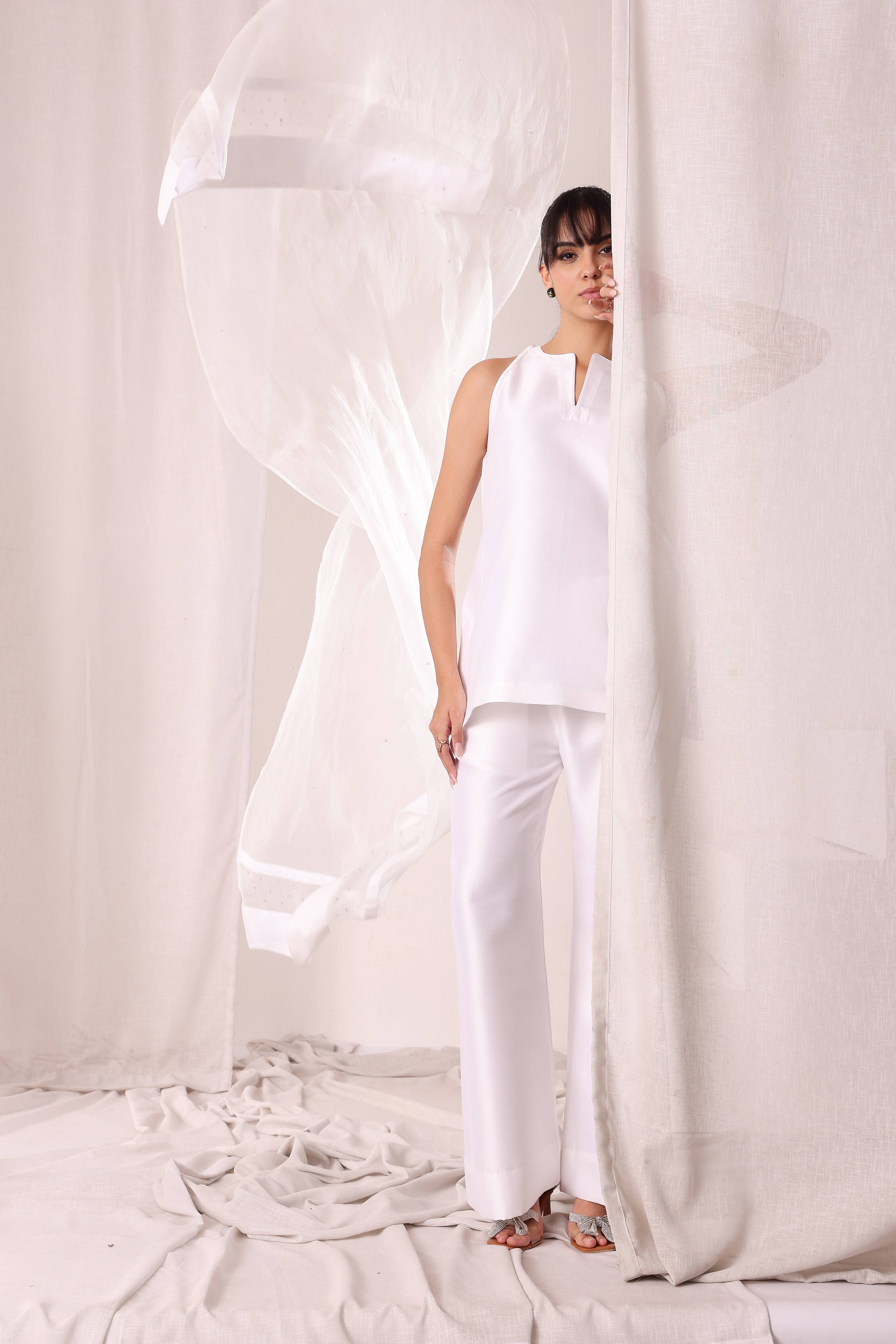 Eira Kurta Set - White