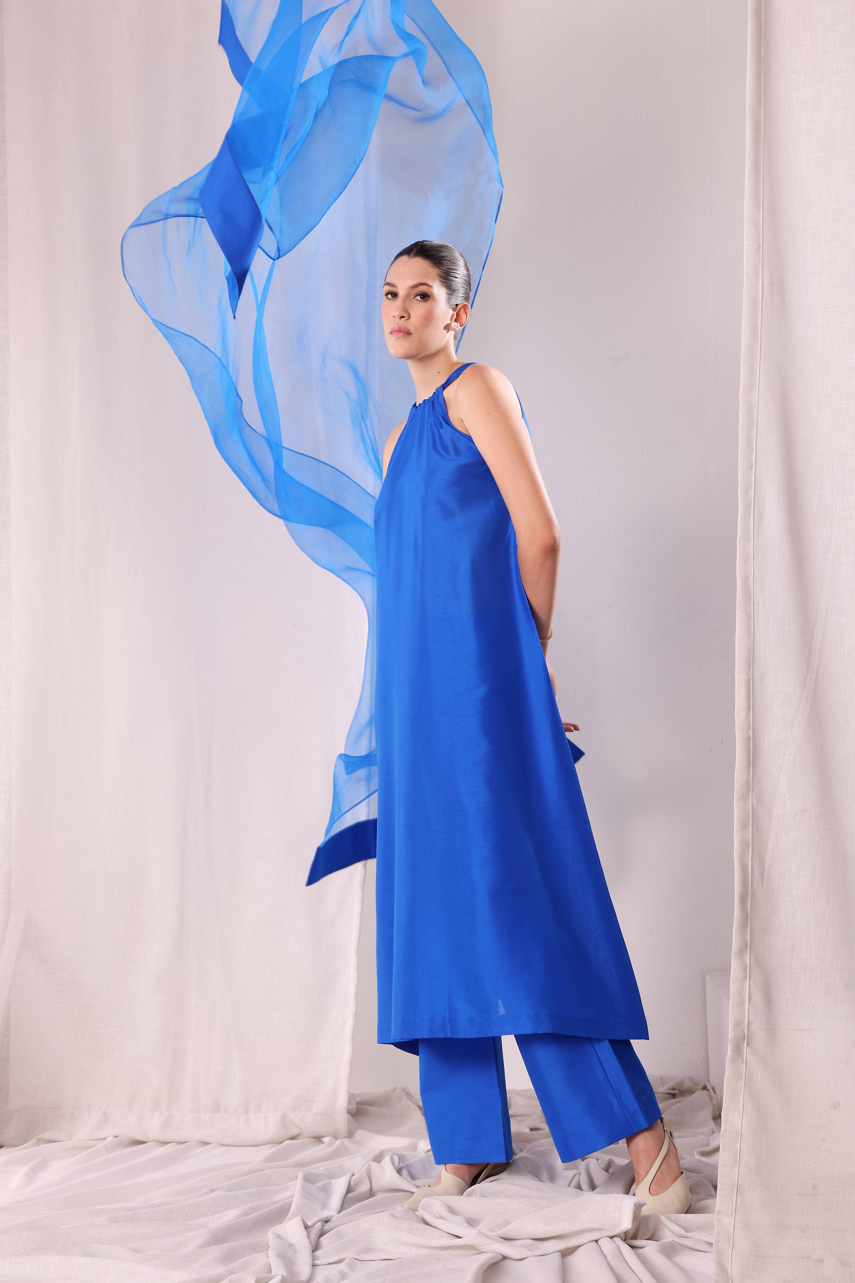 Reva Kurta Set - Blue