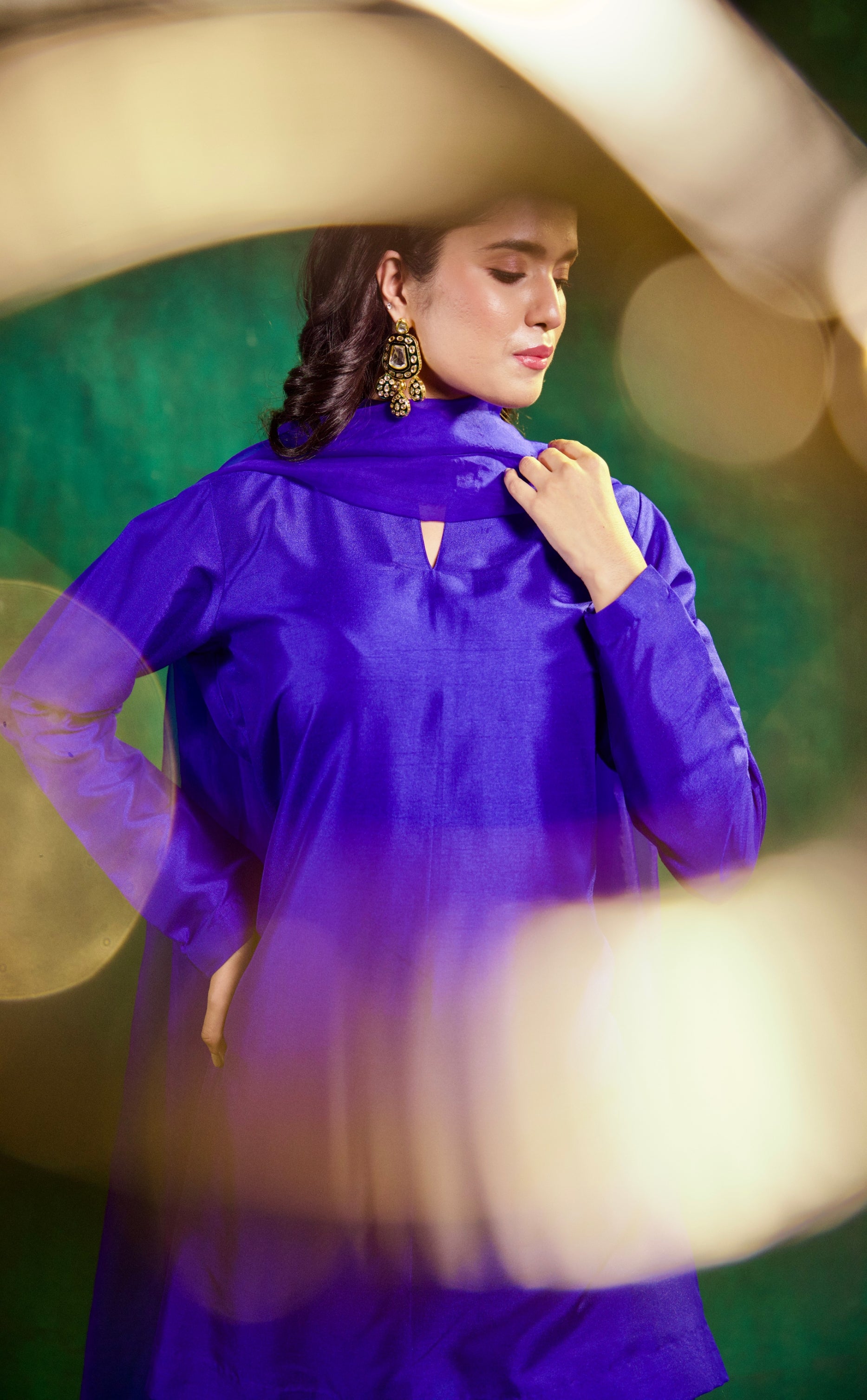 Meher Kurta Set - Blue