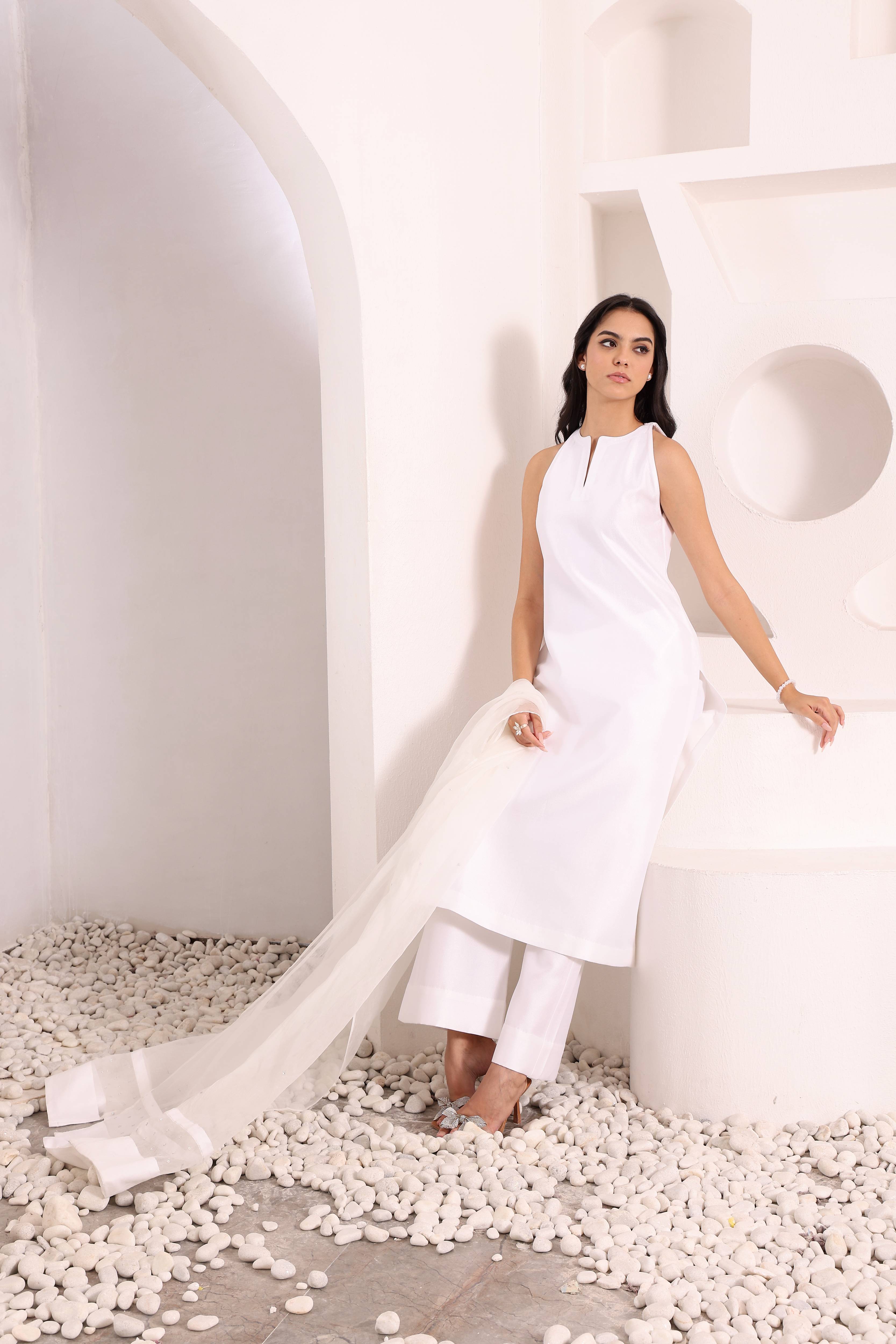 Sukoon Kurta Set - White