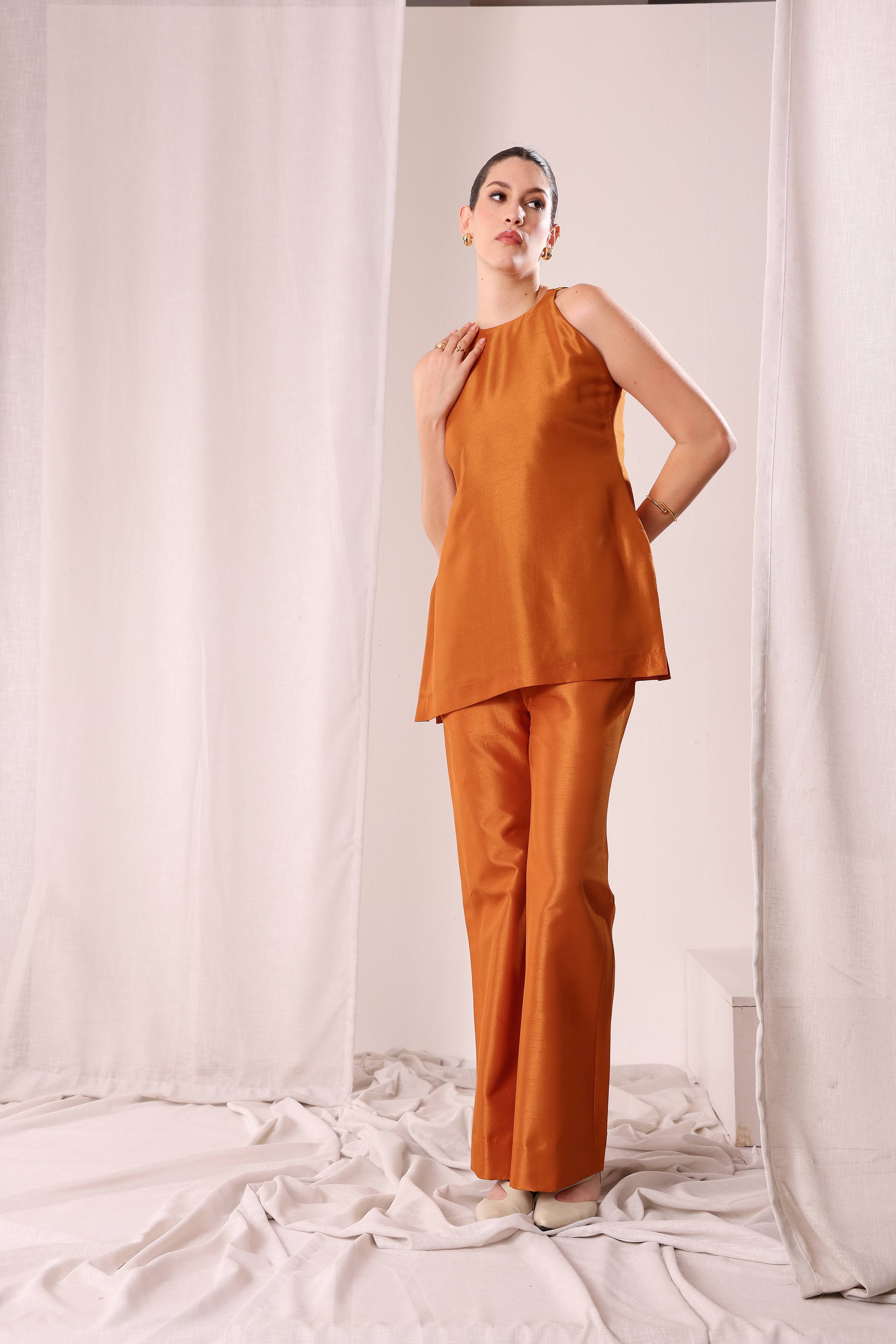 Zehra Kurta Set - Brown