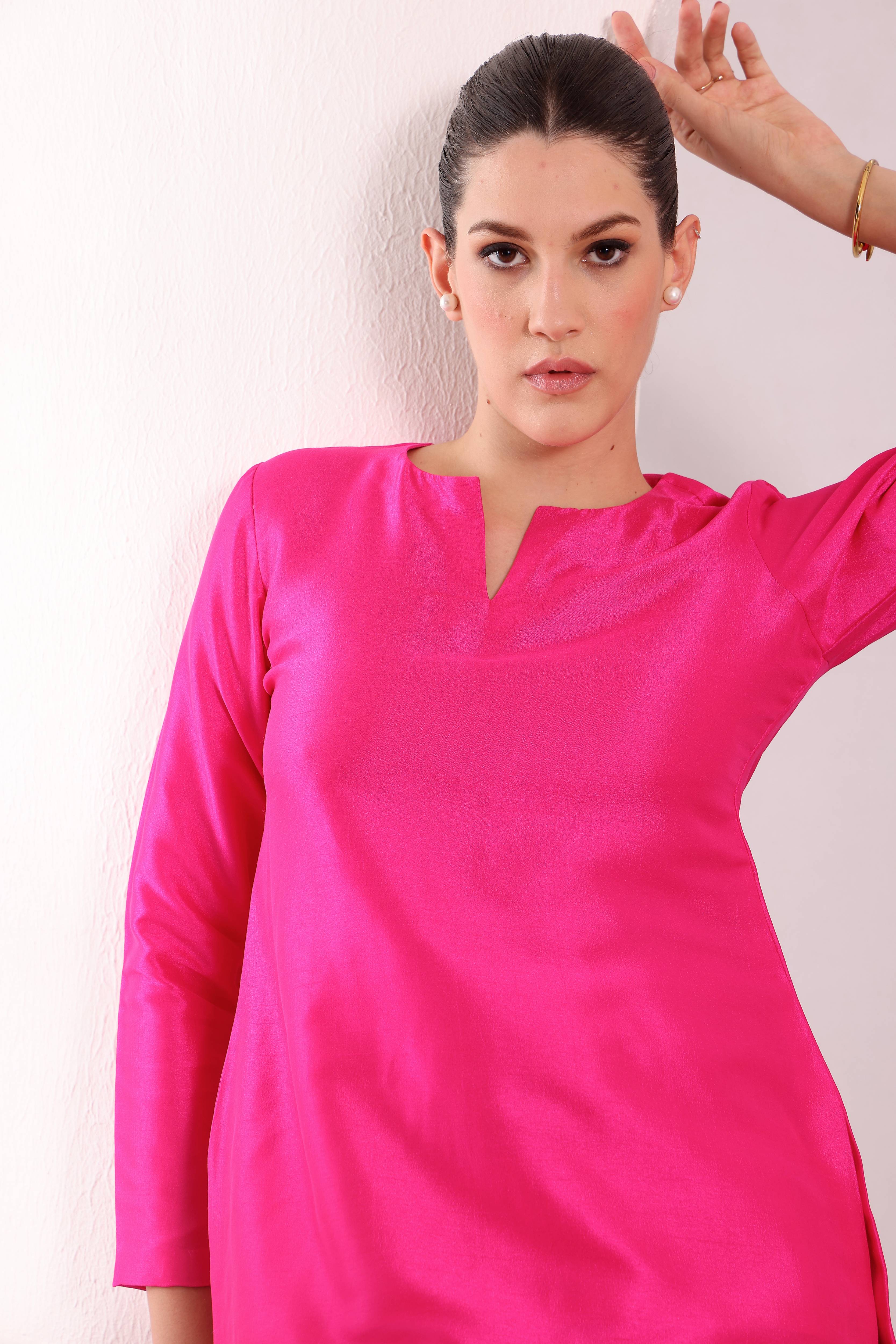 Khwaab Kurta Set - Pink