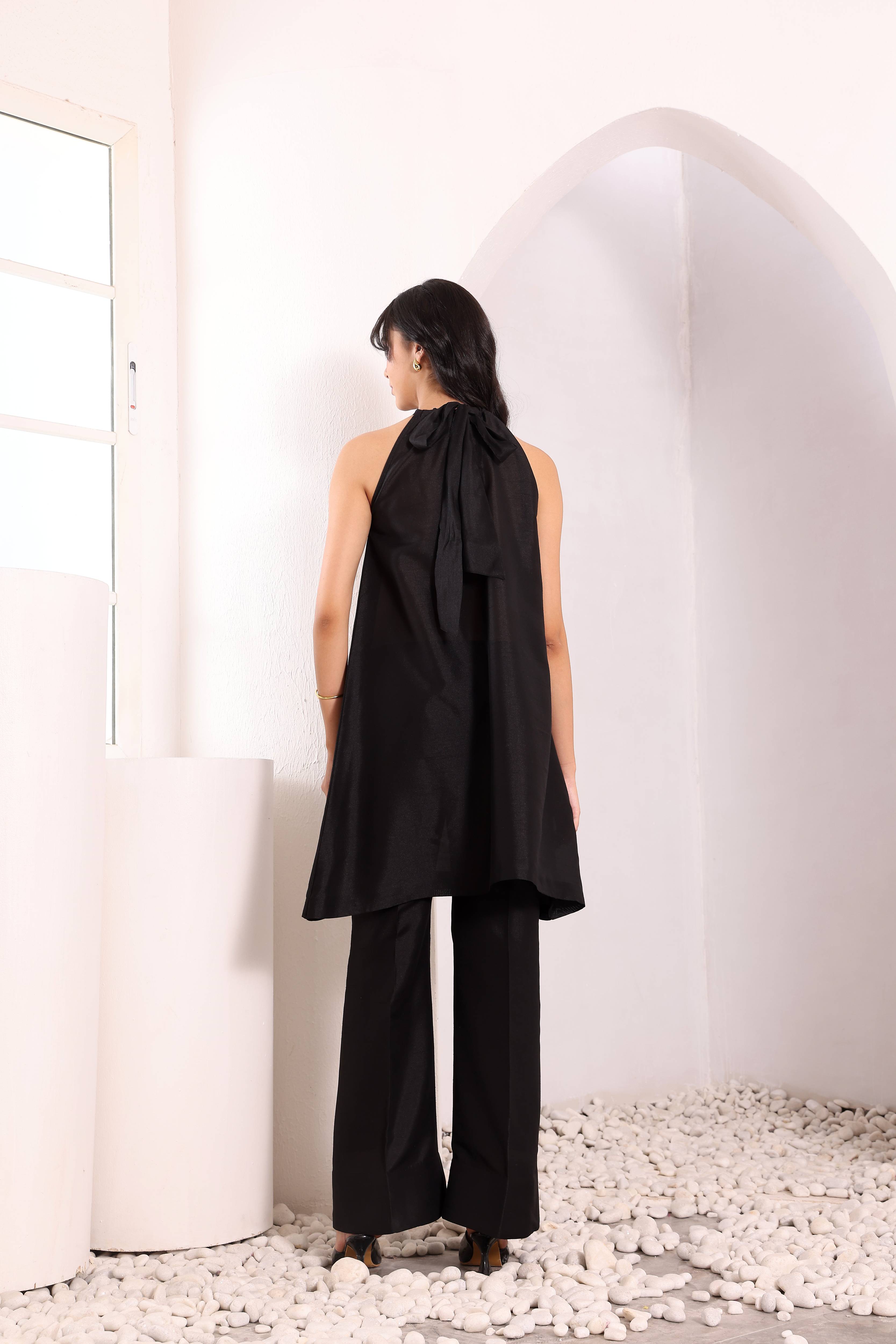 Ziya Kurta Set - Black