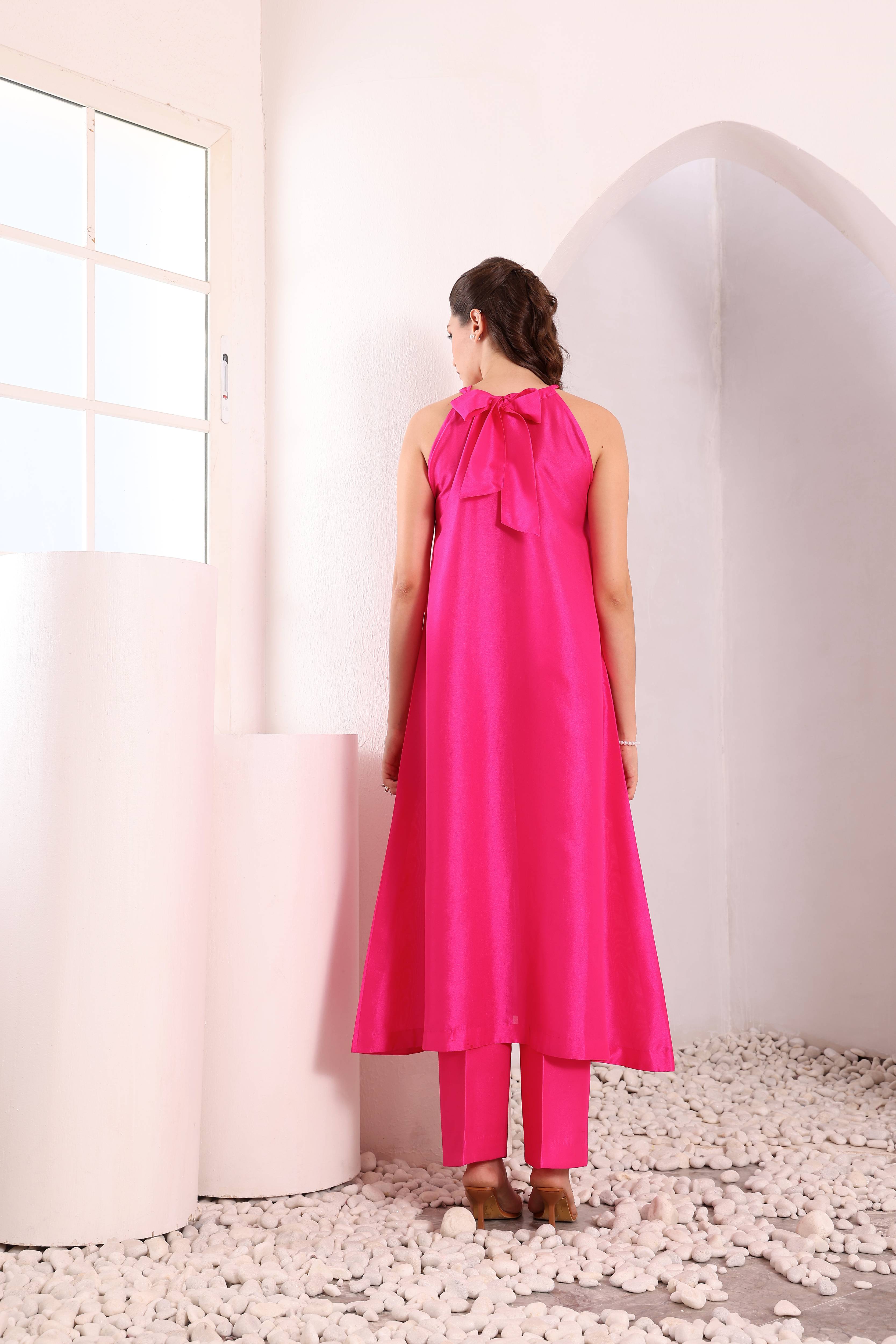 Reva Kurta Set - Pink